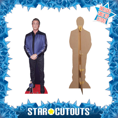 CS831 Sylvester Stallone Height 177cm Lifesize Cardboard Cut Out With Mini