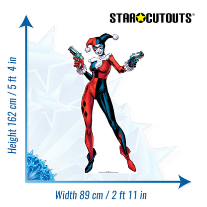 SC846 Harley Quinn (DC-Comics) Cardboard Cut Out Height 162cm