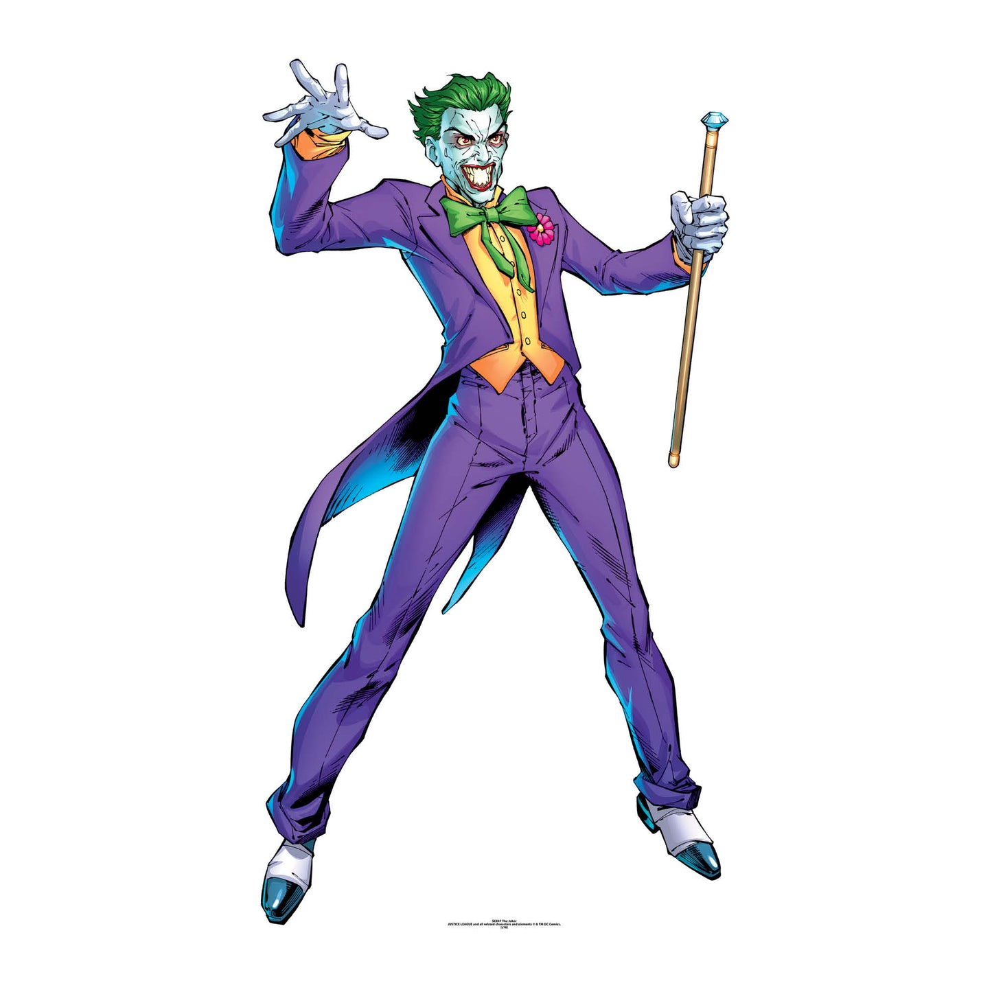 SC847 The Joker (DC-Comics) Cardboard Cut Out Height 176cm