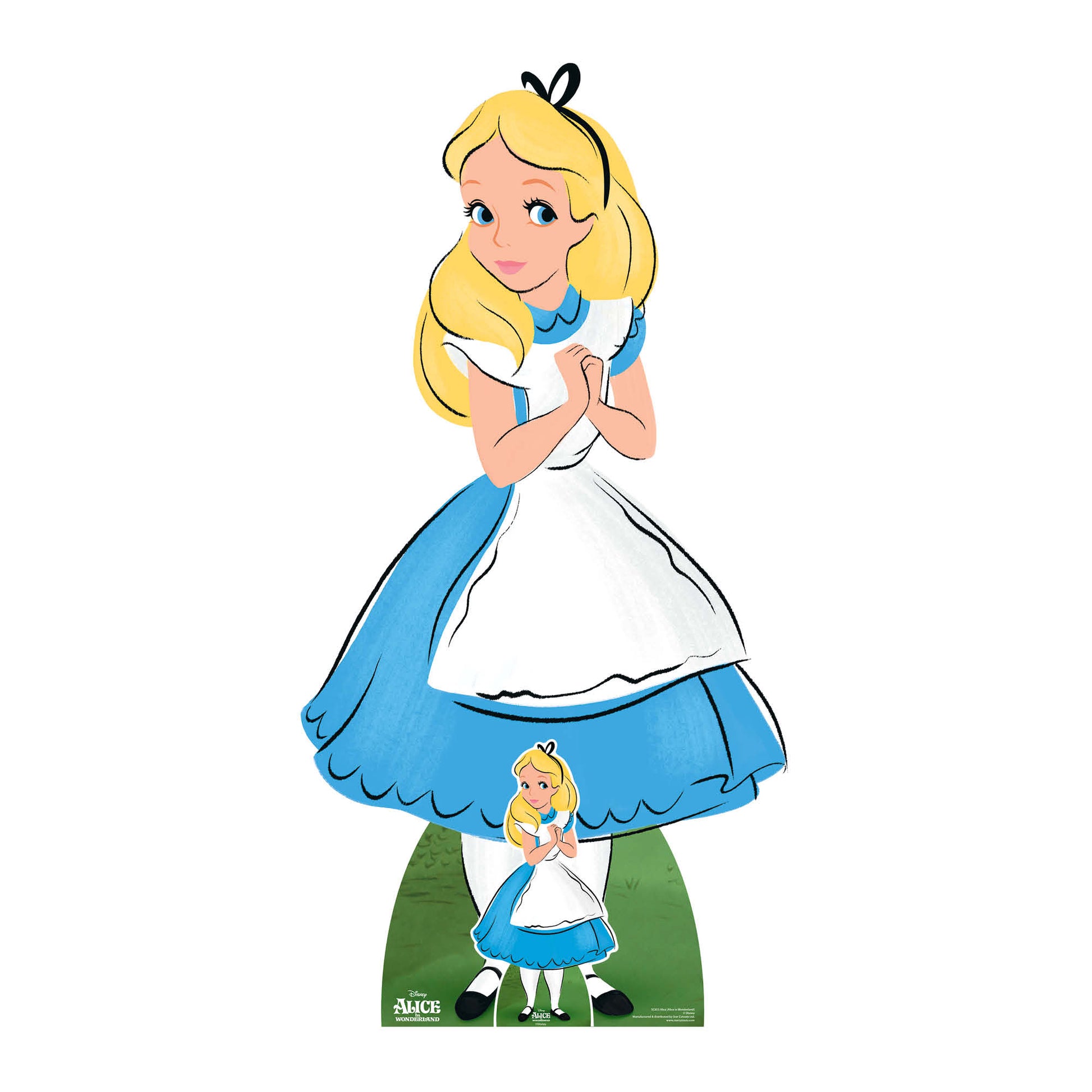 SC853 Alice Classic Alice in Wonderland Cardboard Cut Out Height 159cm - Star Cutouts