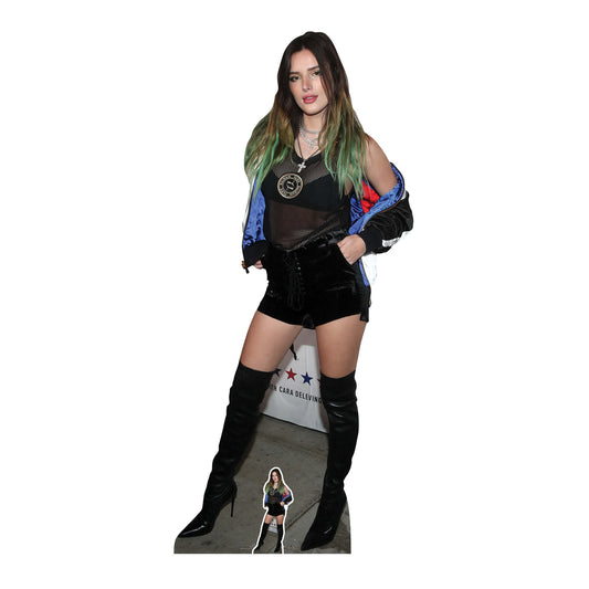 CS866 Bella Thorne Boots Green Hair Height 172cm Lifesize Cardboard Cut Out With Mini