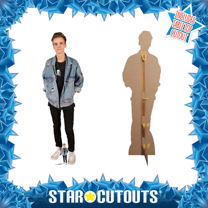 CS868 Joe Sugg Presenter Height 175cm Lifesize Cardboard Cut Out With Mini