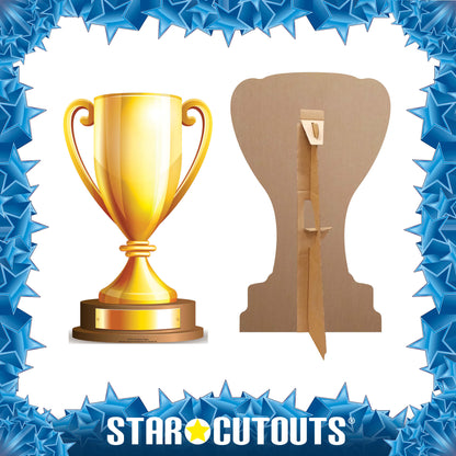 SC875 Small Champions Trophy (Star Mini) Cardboard Cut Out Height 90cm