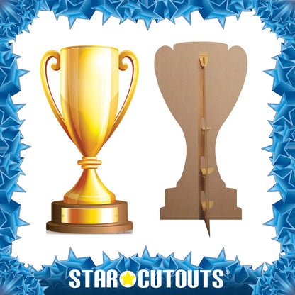 SC878 Large Champions Trophy Cardboard Cut Out Height 167cm
