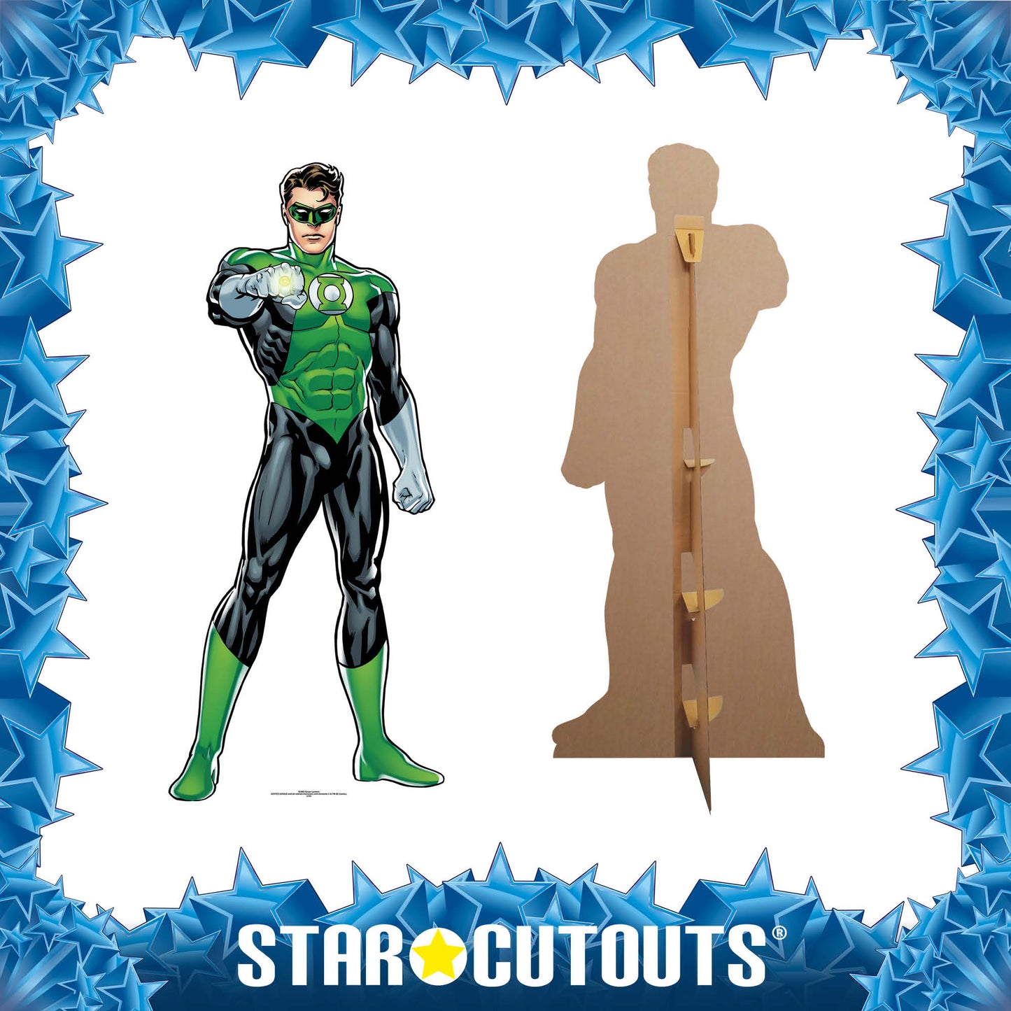 SC885 Green Lantern Cardboard Cut Out Height 184cm - Star Cutouts