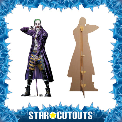 SC889 The Joker (Suicide Squad Comic Artwork) Cardboard Cut Out Height 175cm
