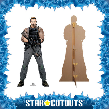 SC895 Rick Flag (Suicide Squad) Cardboard Cut Out Height 188cm