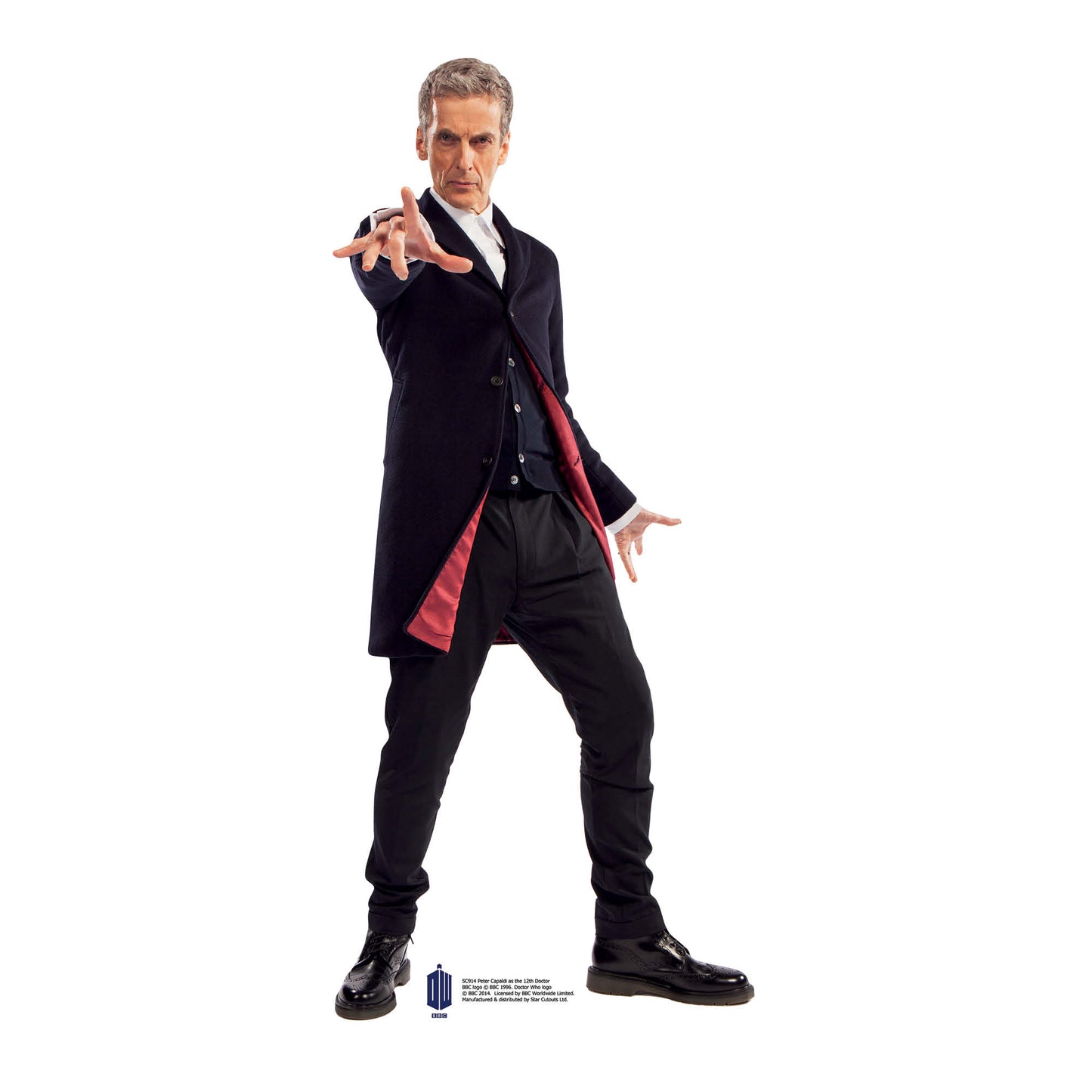 Peter Capaldi Doctor STAR MINI Cardboard Cut Out Height 95cm - Star Cutouts