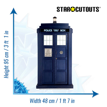 Tardis STAR MINI Cardboard Cut Out Height 95cm - Star Cutouts