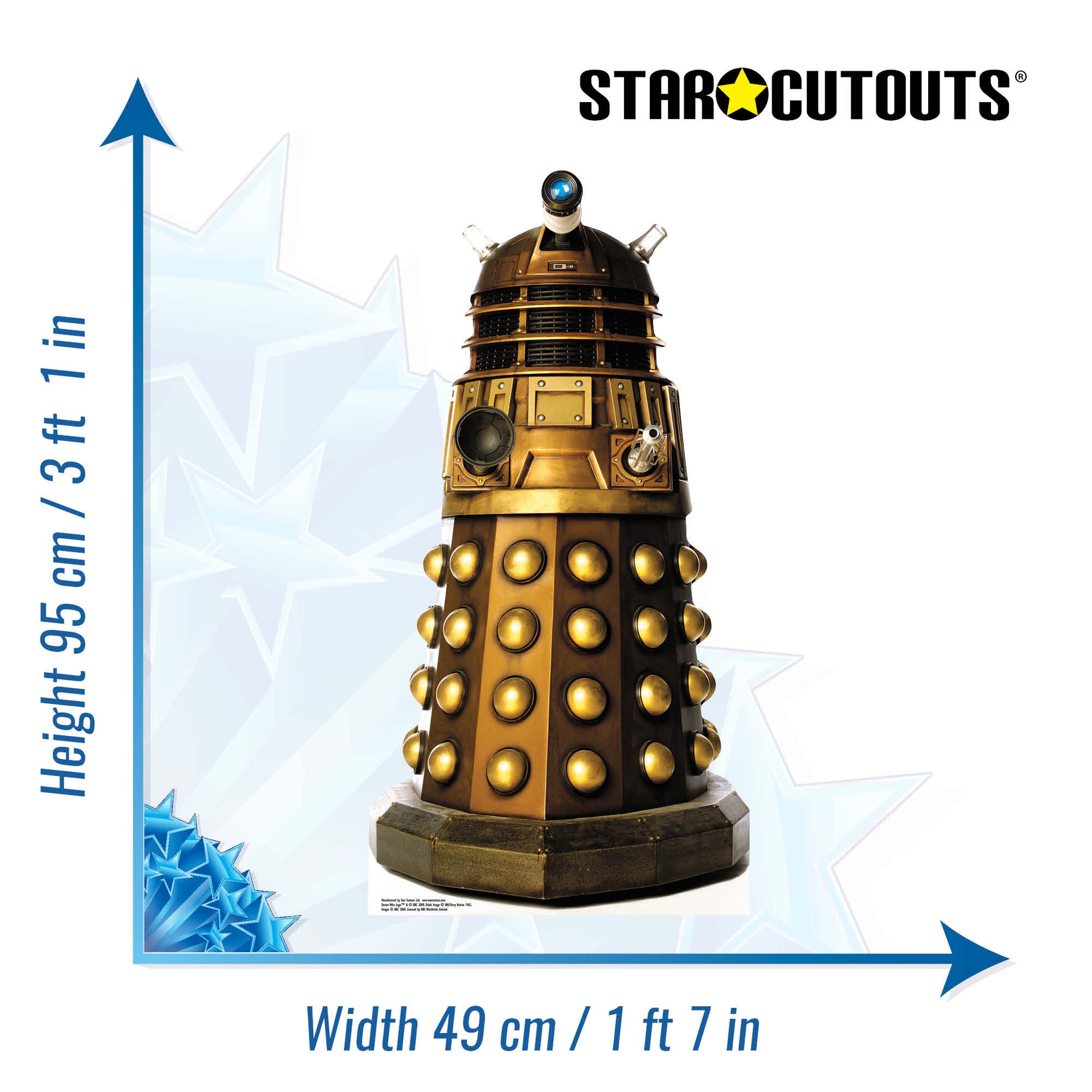 Dalek Caan STAR MINI Cardboard Cut Out Height 95cm - Star Cutouts
