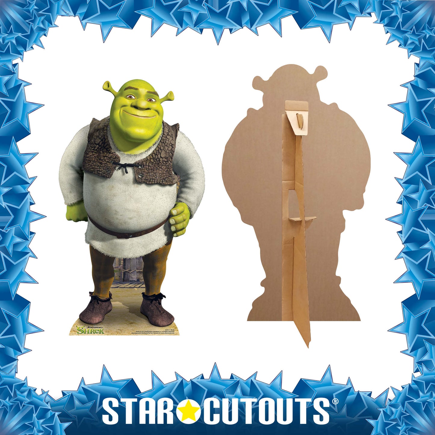 SC917 Shrek (STAR MINI) Cardboard Cut Out Height 94cm