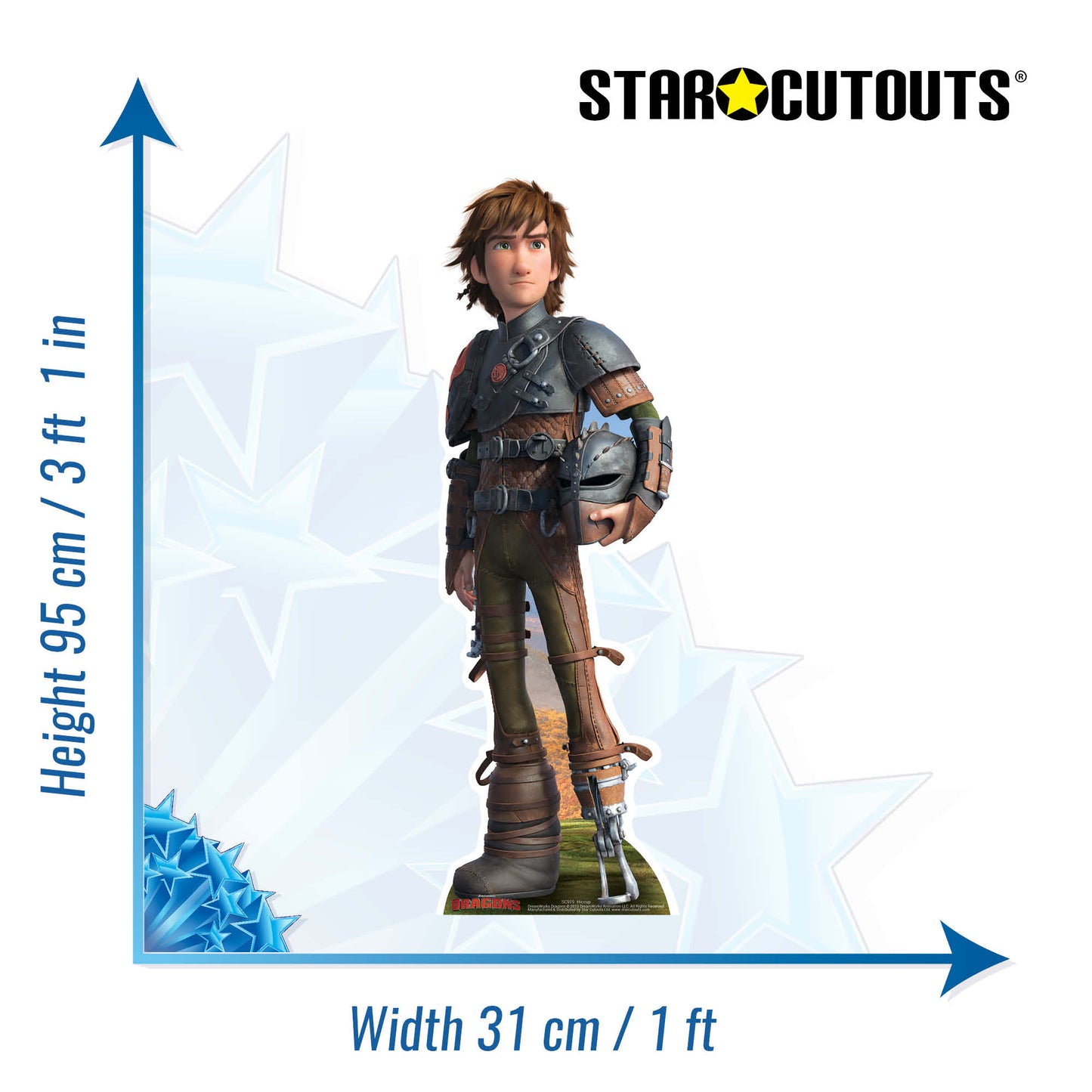 SC919 Hiccup STAR MINI Cardboard Cut Out Height 95cm