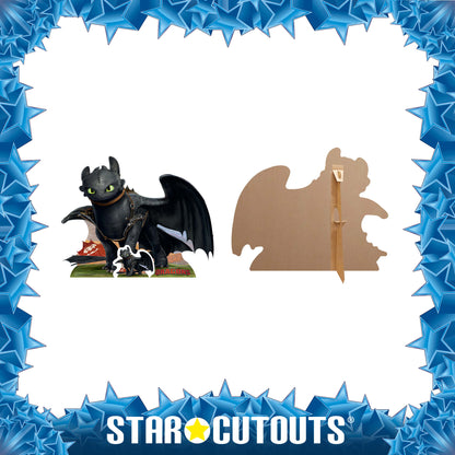 SC920 Toothless Dragon STAR MINI Cardboard Cut Out Height 61cm