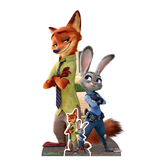 SC937 Judy with Nick Cutout Cardboard Cut Out Height 134cm