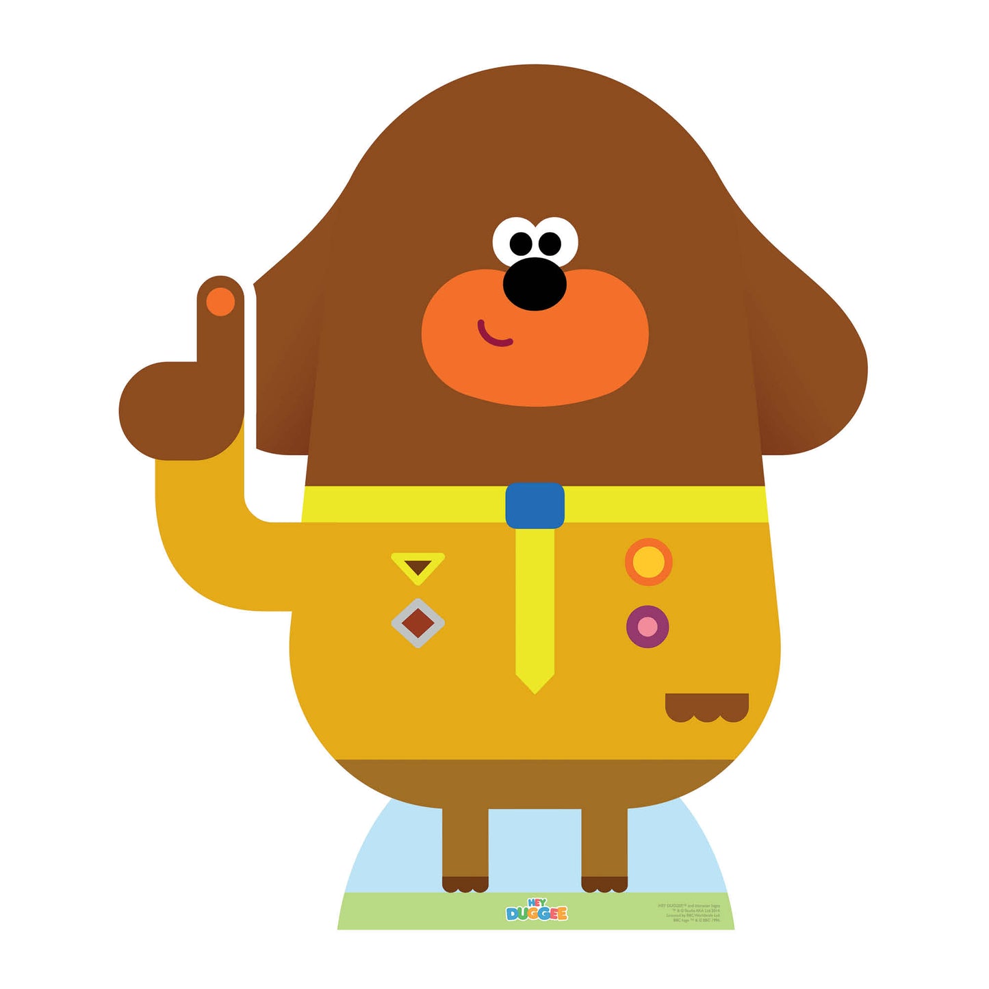 SC939 Hey Duggee & The Squirrels  Cardboard Cut Out Height 107cm