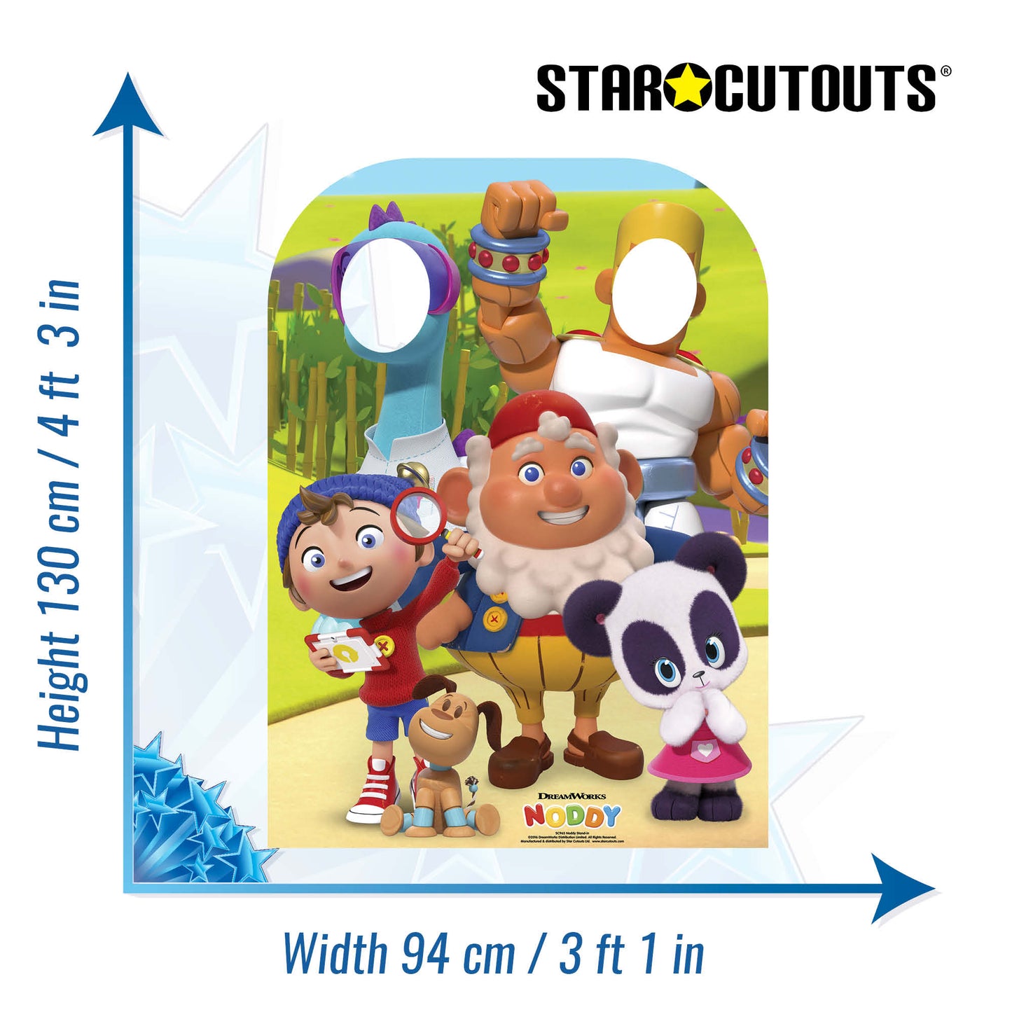 SC965 Noddy Stand-In (Child Sized) Cardboard Cut Out Height 130cm