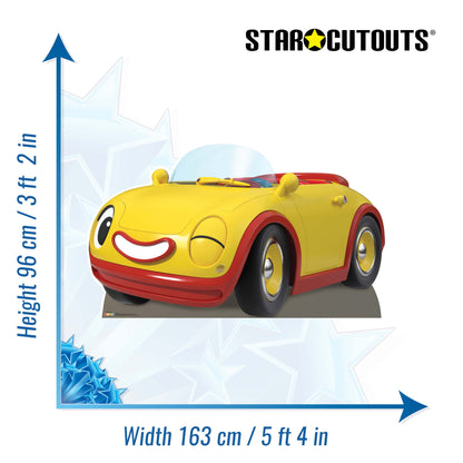 SC966 Revs Cardboard Cut Out Height 96cm