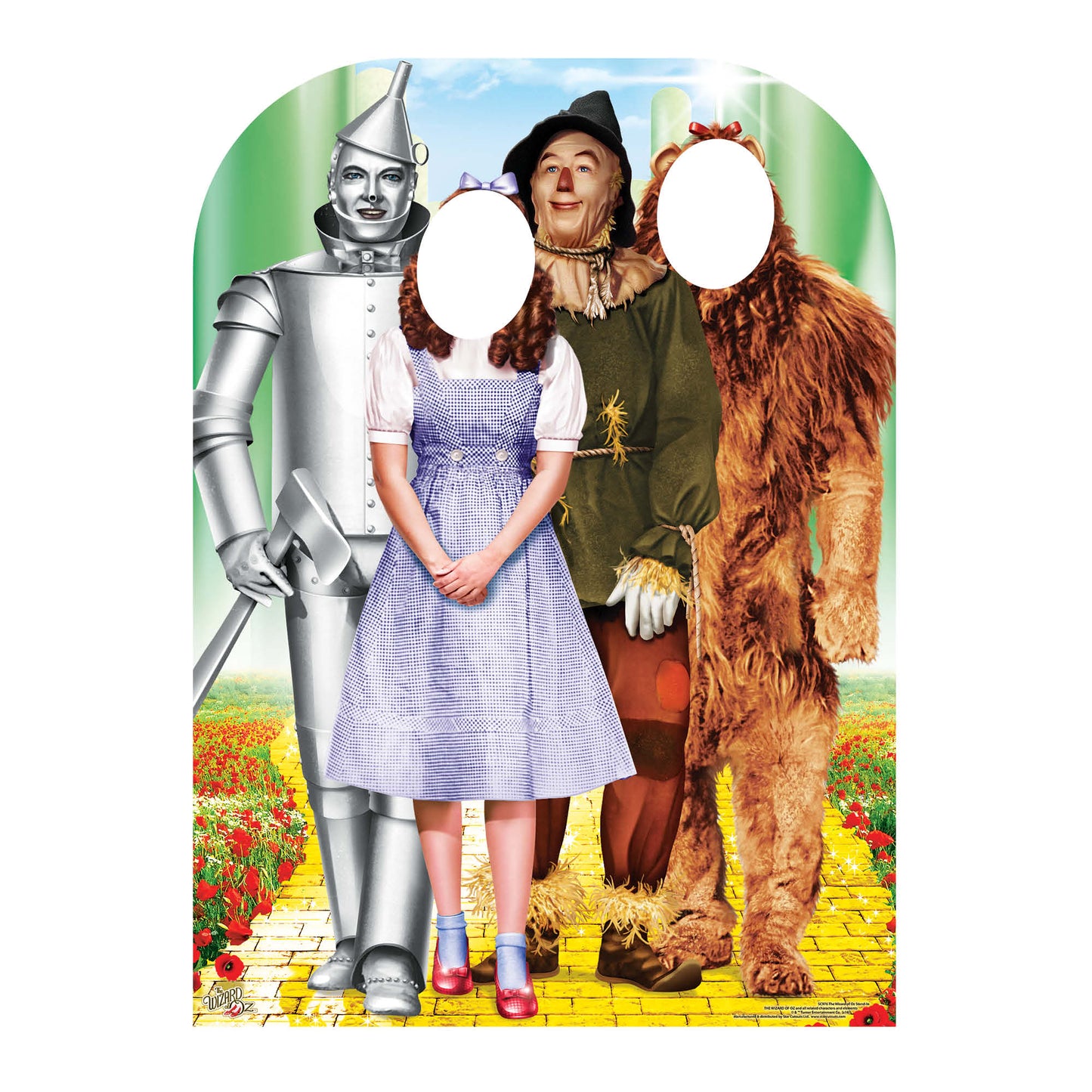 SC976 Wizard of OZ Stand-In Emerald City Cardboard Cut Out Height 130cm