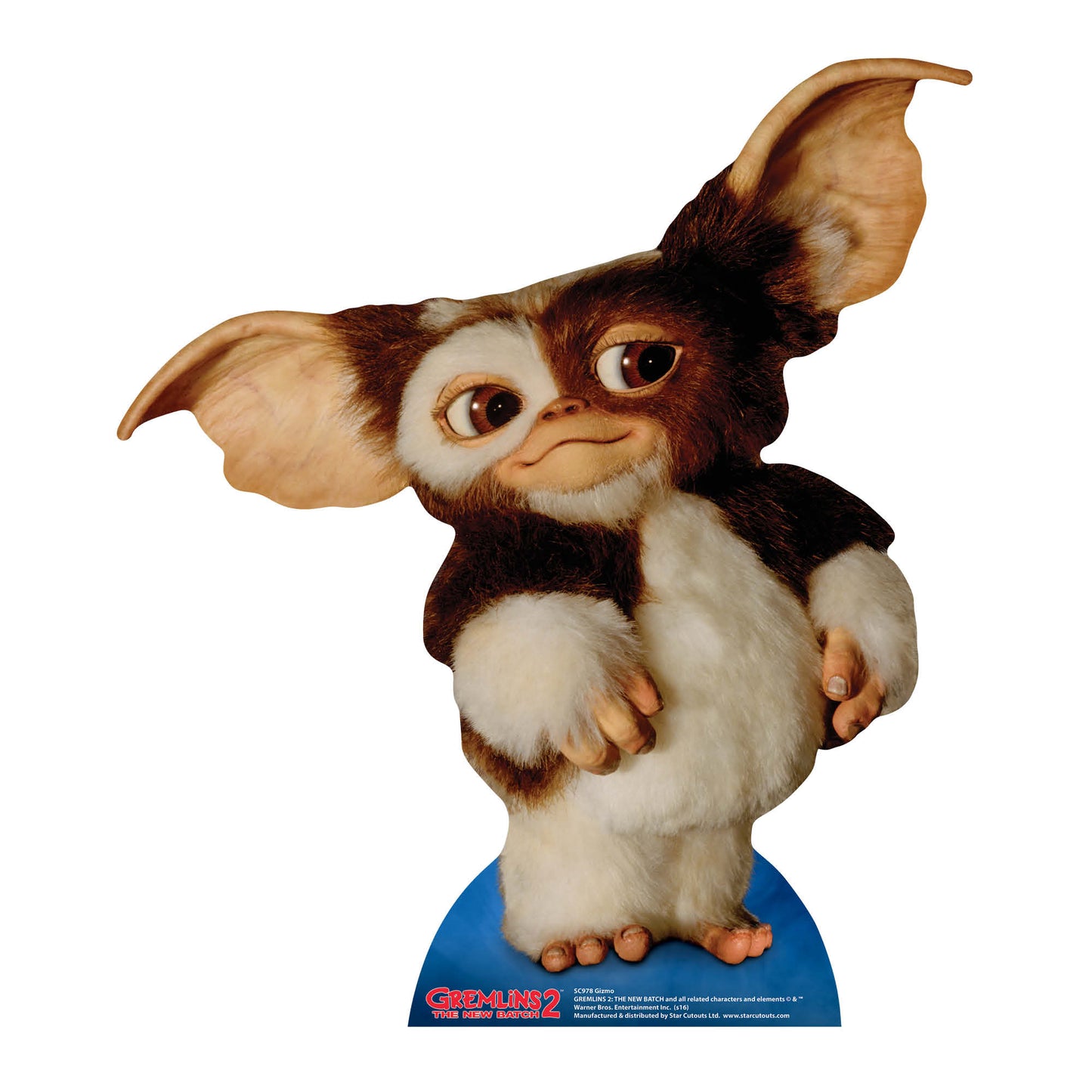 SC978 Gizmo Cute Gremlin Cardboard Cut Out Height 75cm