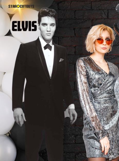 Elvis Masks Star Cutouts