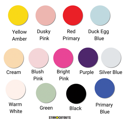 Circle Signs Plain - Choose Colour, Size & Material