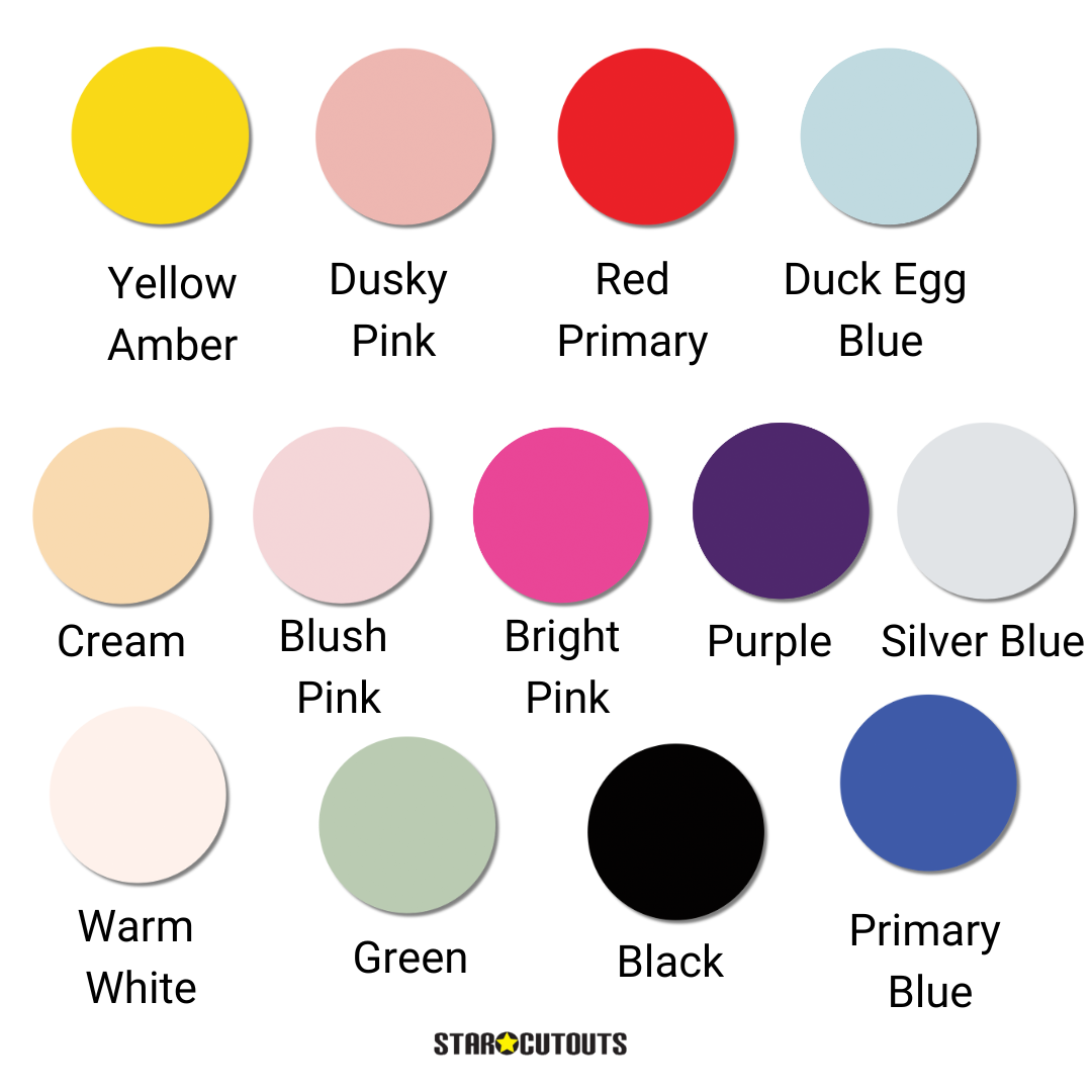 Bright Pink Circle Signs Personalise Choose Size and Material