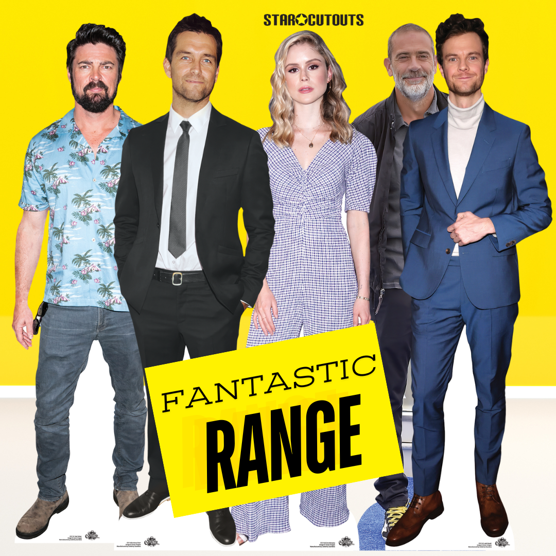 CS1140 Antony Starr White Shirt  Height 181cm Lifesize Cardboard Cut Out With Mini
