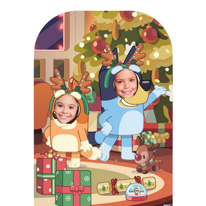 SC4536 Bluey Christmas Stand-In Cardboard Cut Out Height 131cm