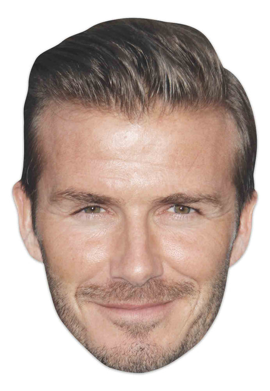 CM215 David Beckham CELEBRITY MASKS Single Face Mask