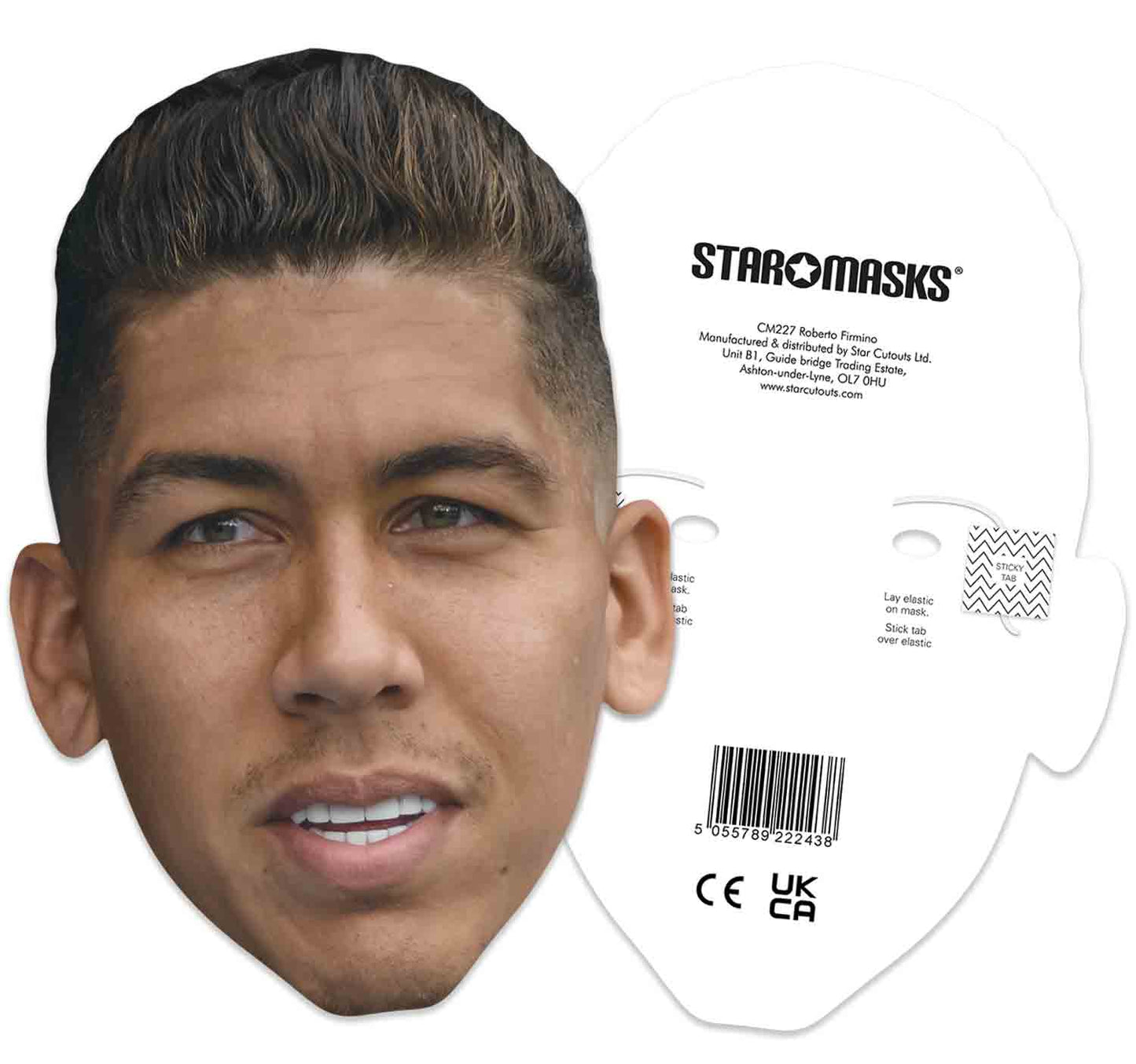 CM227 Roberto Firmino Mask CELEBRITY MASKS Single Face Mask