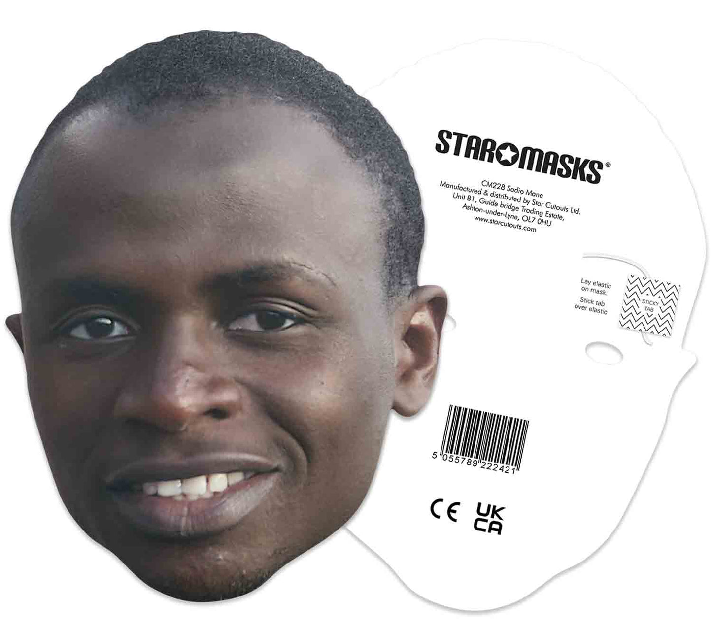 CM228 Sadio Mane Mask CELEBRITY MASKS Single Face Mask