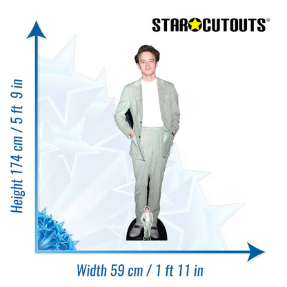 CS1000 Charlie Heaton Height 174cm Lifesize Cardboard Cut Out With Mini