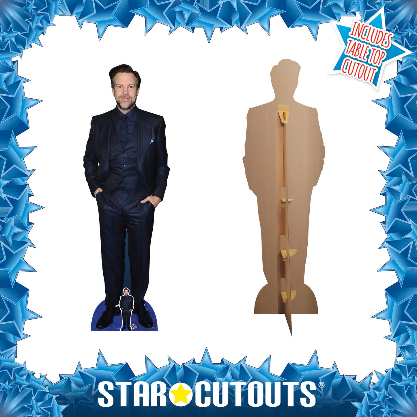 CS1007 Jason Sudeikis Height 185cm Lifesize Cardboard Cut Out With Mini