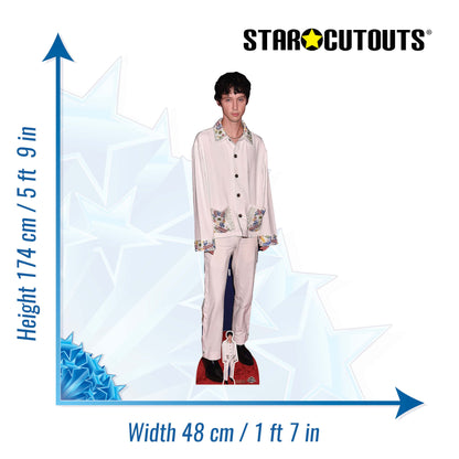 CS1011 Troye Sivan White Suit Height 174cm Lifesize Cardboard Cut Out With Mini
