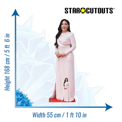 CS1012 Alex Scott Height 168cm Lifesize Cardboard Cut Out With Mini