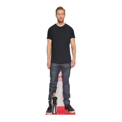 CS1034 Calvin Harris Height 196cm Lifesize Cardboard Cut Out With Mini