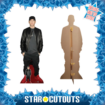CS1035 Eminem Height 181cm Lifesize Cardboard Cut Out With Mini