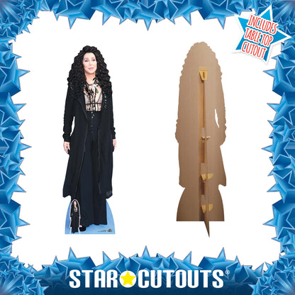 CS1038 Cher Height 179cm Lifesize Cardboard Cut Out With Mini