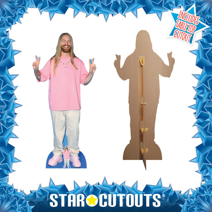 CS1043 Sam Ryder Height 179cm Lifesize Cardboard Cut Out With Mini