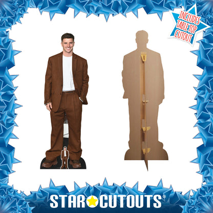 CS1047 Mason Mount Height 182cm Lifesize Cardboard Cut Out With Mini