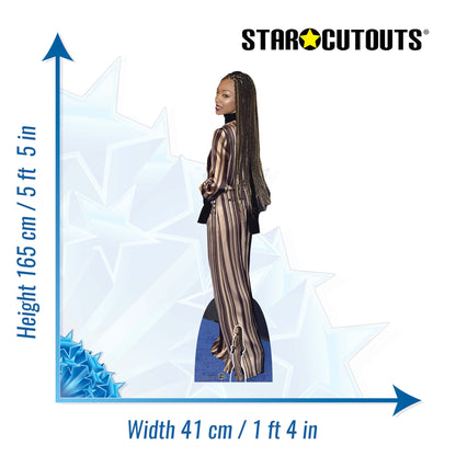 CS1061 Sonequa Martin Green Height 165cm Lifesize Cardboard Cut Out With Mini