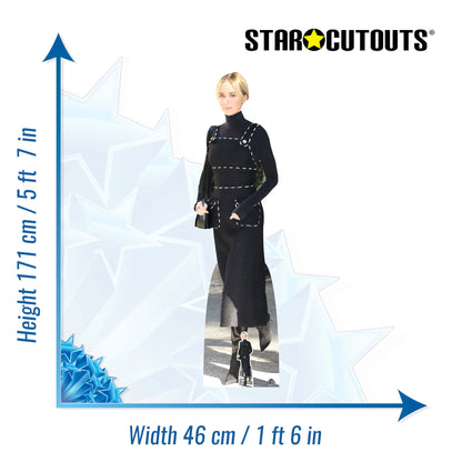 CS1062 Emily Blunt Height 171cm Lifesize Cardboard Cut Out With Mini