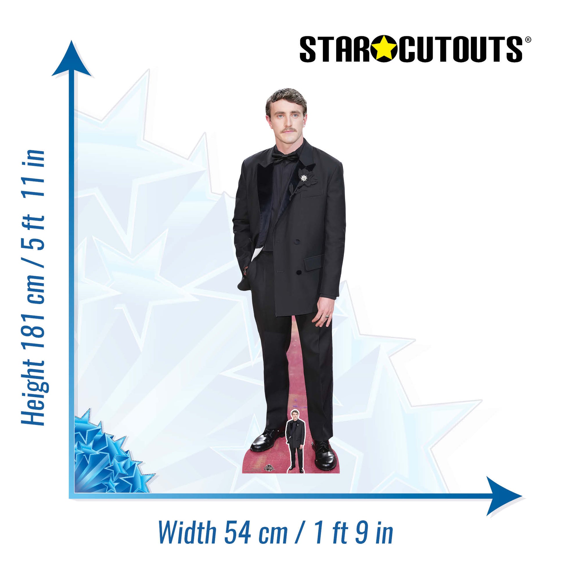 CS1074 Paul Mescal Height 181cm Lifesize Cardboard Cut Out With