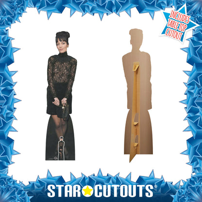 CS1087 Lily Allen Height 161cm Lifesize Cardboard Cut Out With Mini