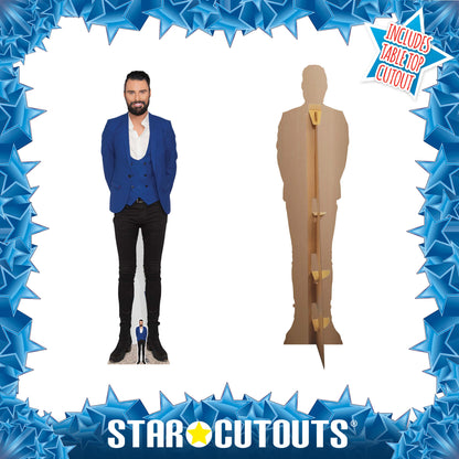 CS1097 Rylan Clark Height 194cm Lifesize Cardboard Cut Out With Mini