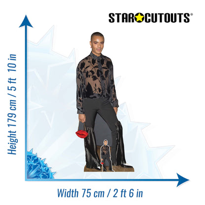 CS1114 Layton Williams Height 179cm Cardboard Cutout