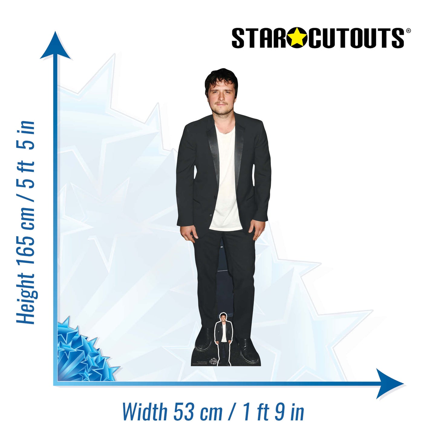 CS1121 Josh Hutcherson Height 165cm Cardboard Cutout