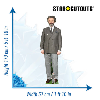 CS1123 Michael Sheen Height 179cm Cardboard Cutout