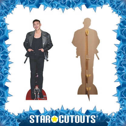 CS1134 Olly Alexander Height 175cm Lifesize Cardboard Cut Out With Mini