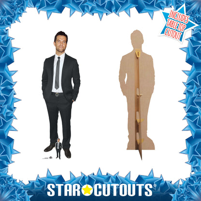 CS1140 Antony Starr White Shirt  Height 181cm Lifesize Cardboard Cut Out With Mini